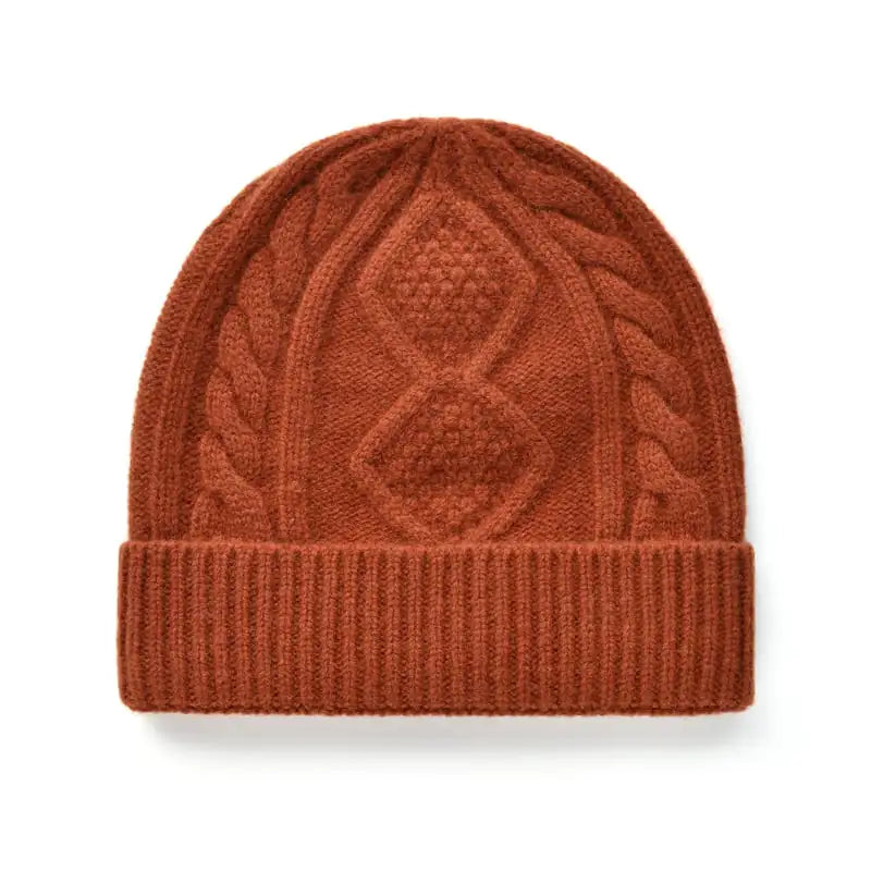 Diamond Twist Wool Hat for Women