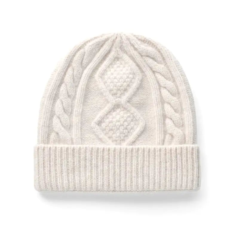 Diamond Twist Wool Hat for Women