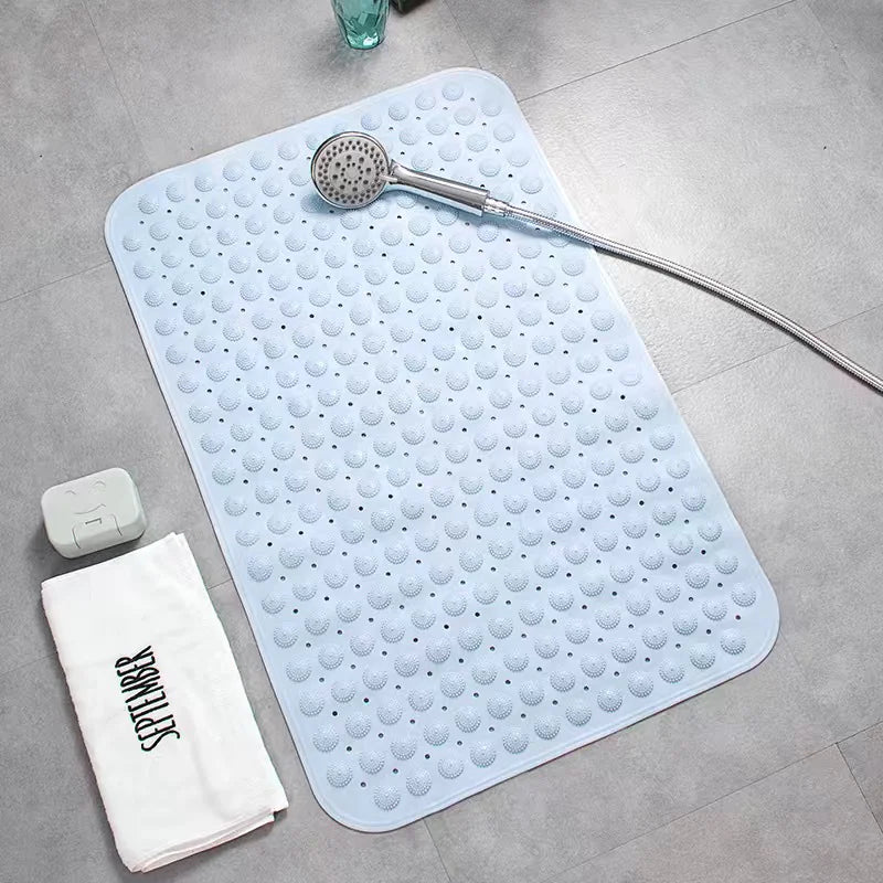 Large Non-Slip Bath Mat with Suction Cups (27.5x13.8 in)