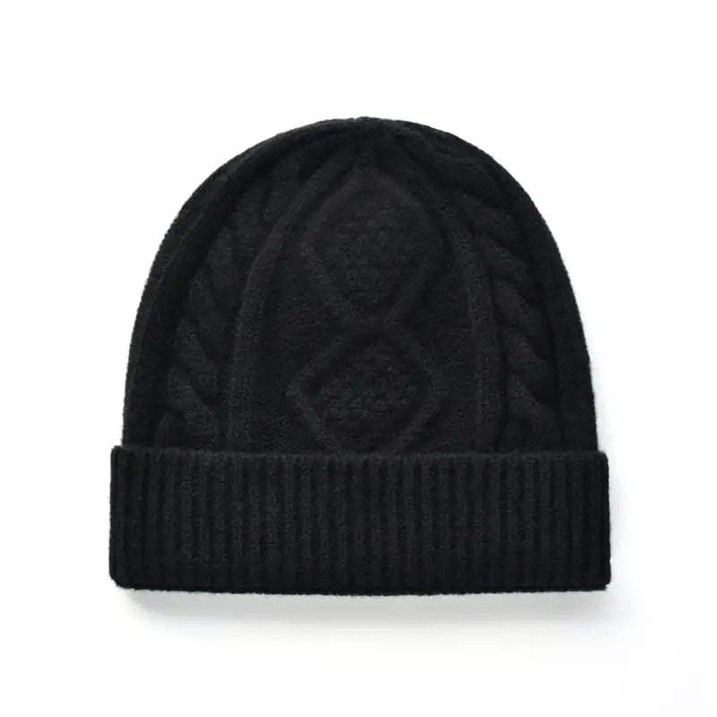 Diamond Twist Wool Hat for Women