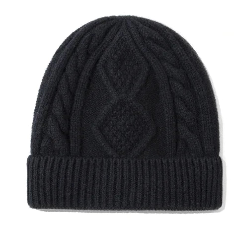 Diamond Twist Wool Hat for Women
