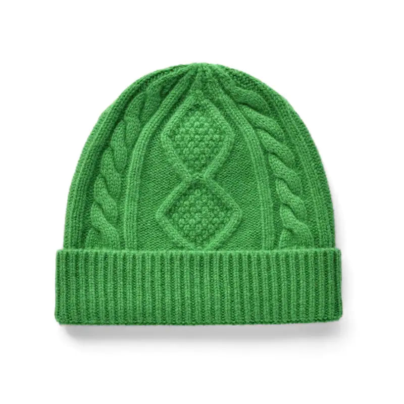 Diamond Twist Wool Hat for Women