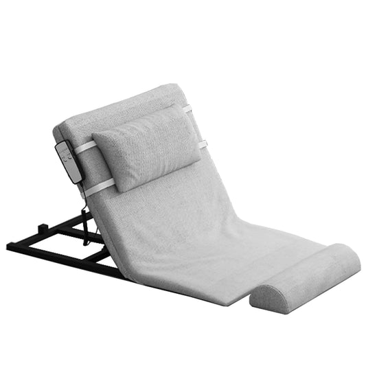 HUAGASION Electric Lifting Backrest Pillow with Electric Pump System Electric Lifting Bed Backrest for Pregnant Women Elderly Patient & Handicap for Sit-up Backrest in Bed (Grey)